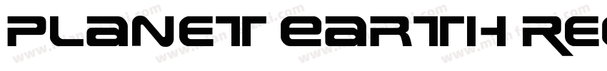Planet Earth Regular字体转换